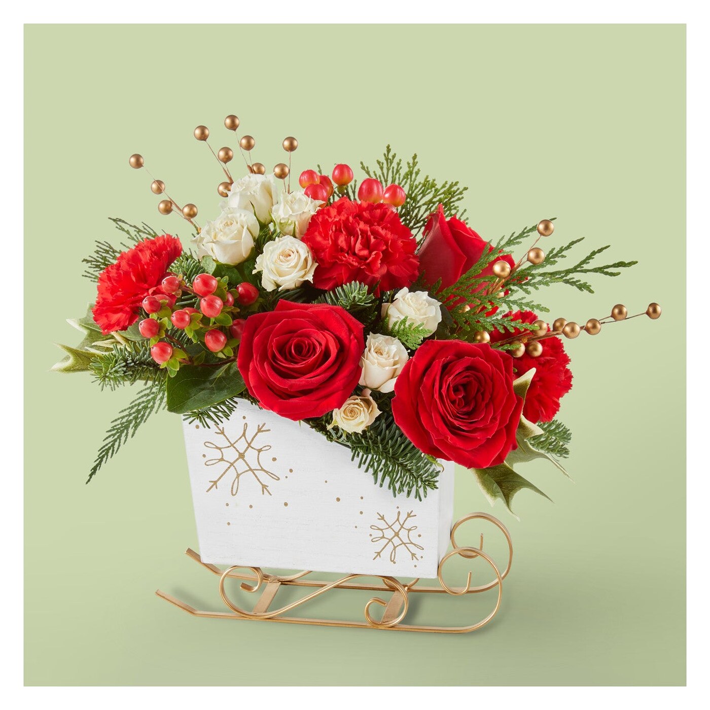 Gone Sledding Bouquet arrangement option 3