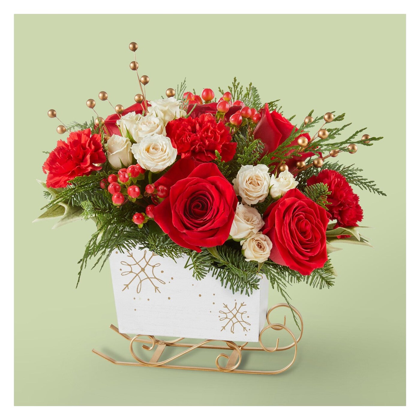 Gone Sledding Bouquet arrangement option 2