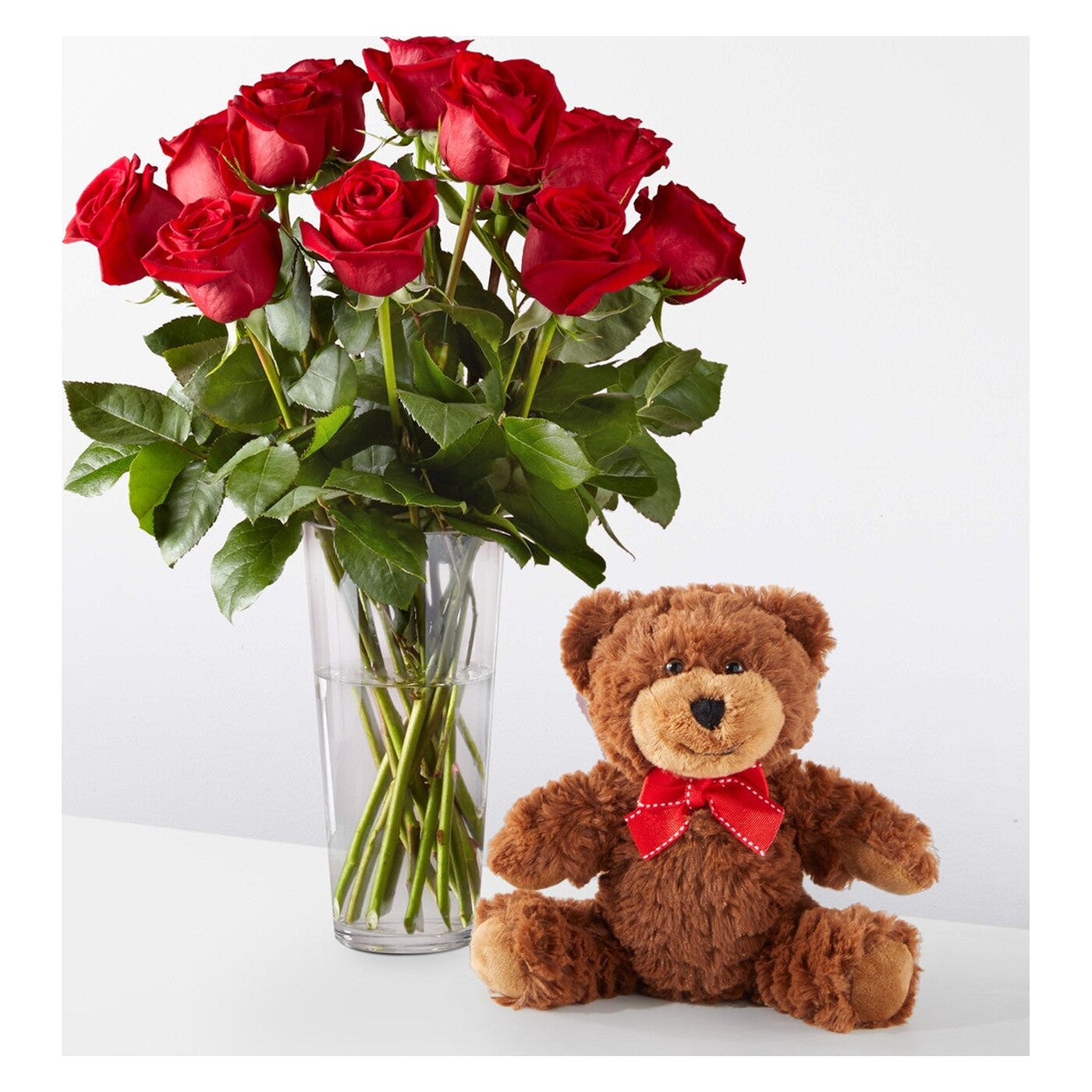Romantic Long Stem Red Rose Bouquet Bundles flower arrangement