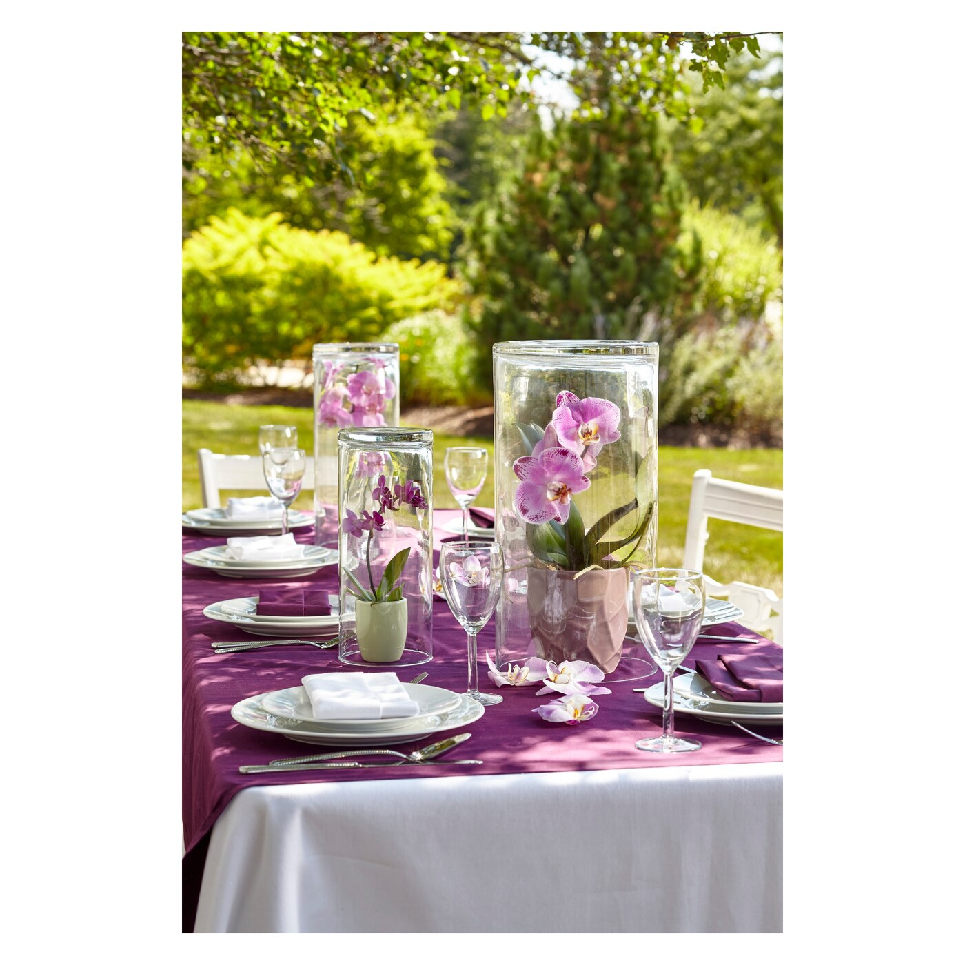 Dramatic Garden Centerpiece flower arrangement