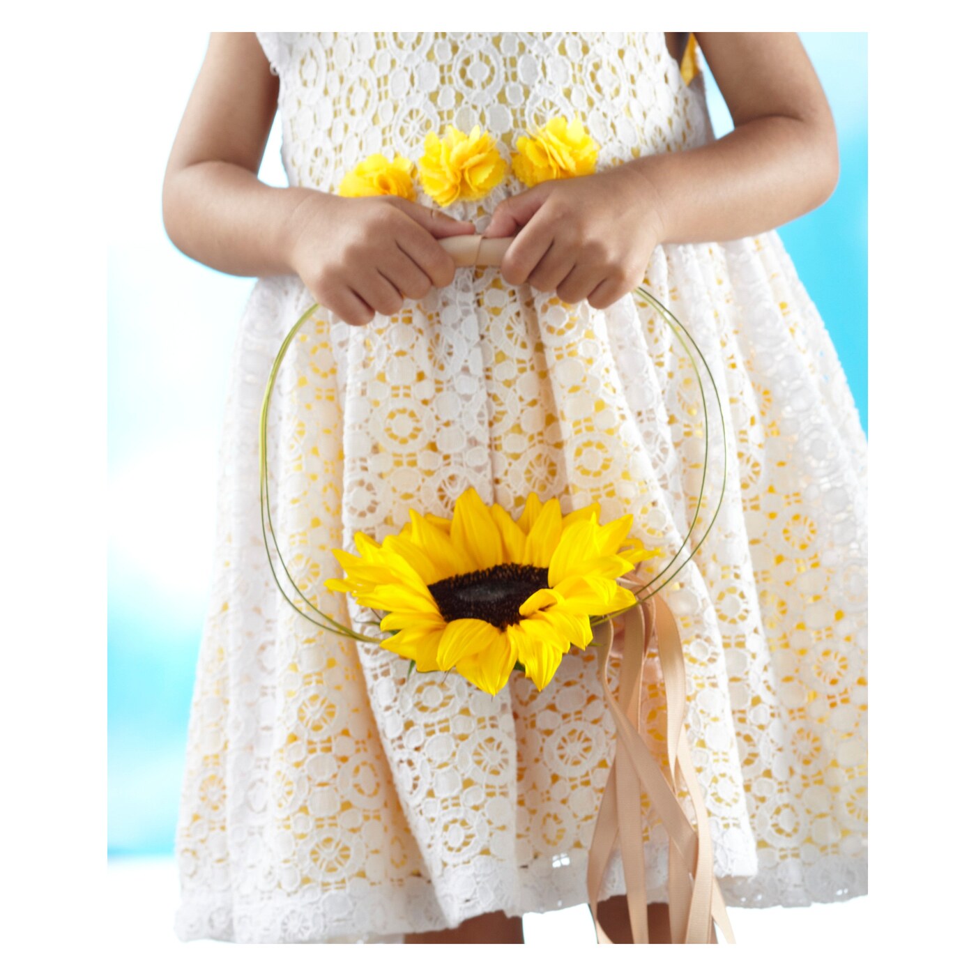 Sweet Sunshine Flower Girl Bouquet flower arrangement