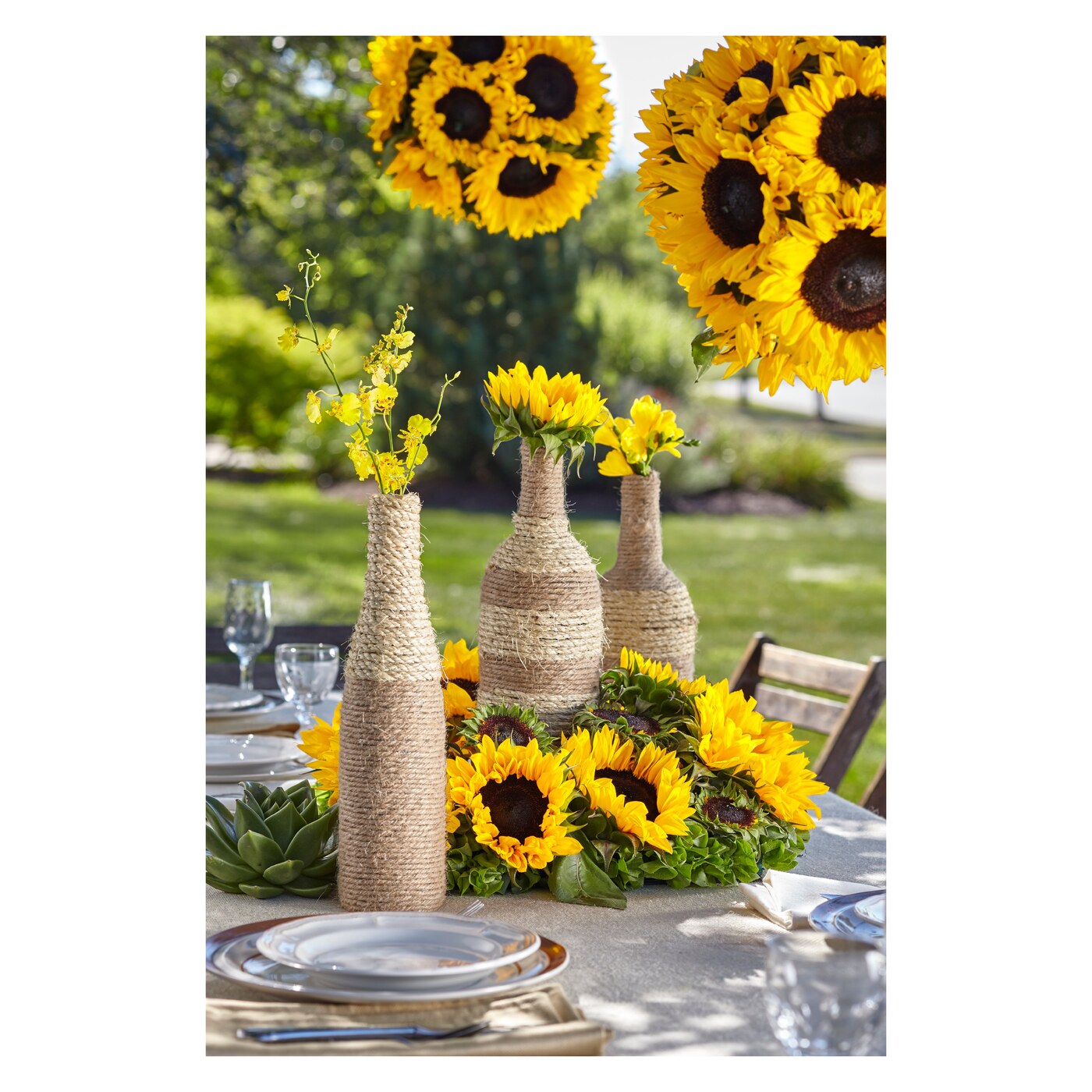 Sublime Garden Centerpiece flower arrangement